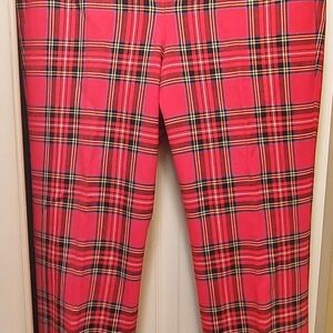 Like New J. Crew Plaid Lined Pants